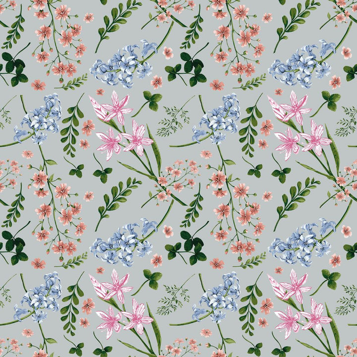 Wildflower Multi Platinum by RM CoCo Fabric ColorWorks Spring 2022 RM Studio See Sample 0 Horizontal: 13.5 and Vertical: 13.5 0 - Fabric Carolina -