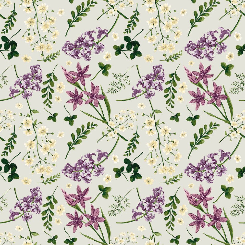 Wildflower Multi Sunny Heather by RM CoCo Fabric