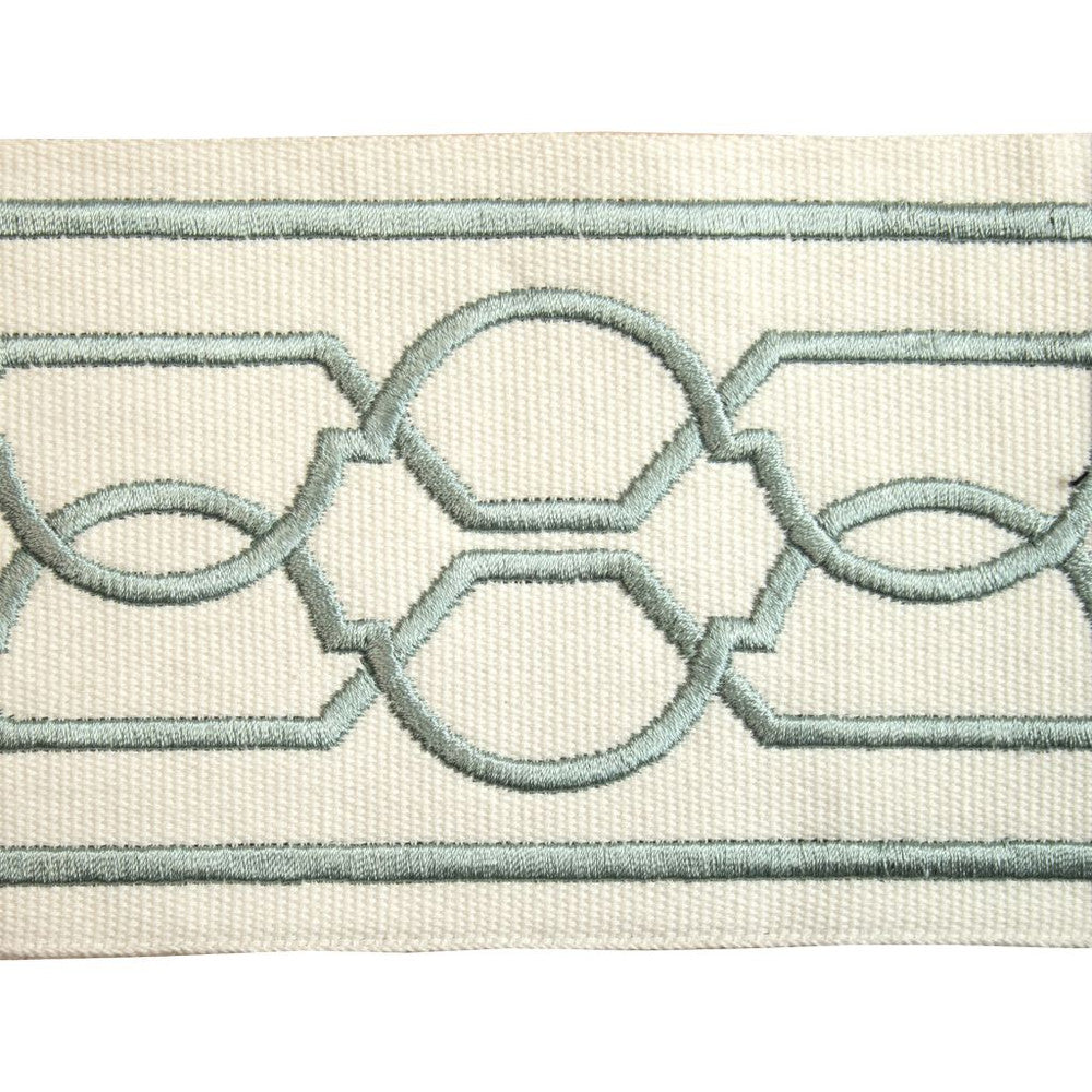 BD118 Border 4" Seaspray by RM CoCo Trim Creative Threads II 100% Cotton Base 100% Rayon Embroidery See Sample 0 Horizontal: 4 and Vertical: 3.75 4 - Fabric Carolina -