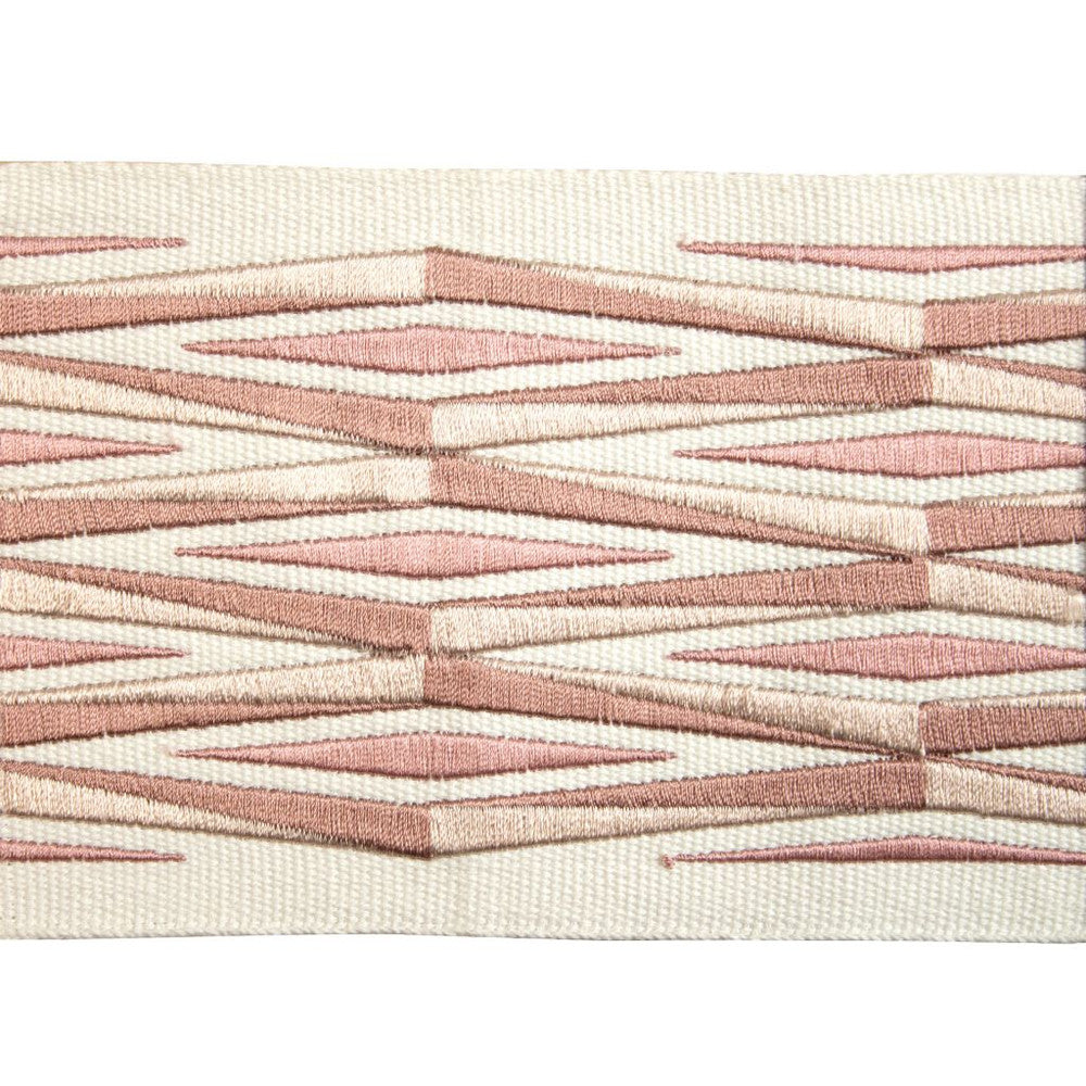 BD120 Border 4" Blush by RM CoCo Trim Creative Threads II 100% Cotton Base 100% Rayon Embroidery See Sample 0 Horizontal: 4 and Vertical: 5 4 - Fabric Carolina -