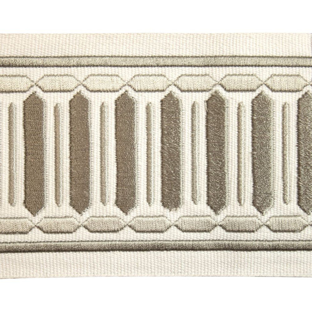 BD122 Border 4" Hazelnut by RM CoCo Trim Creative Threads III 100% Cotton Base 100% Rayon Embroidery See Sample 0 Horizontal: 4 and Vertical: 0.75 4 - Fabric Carolina -