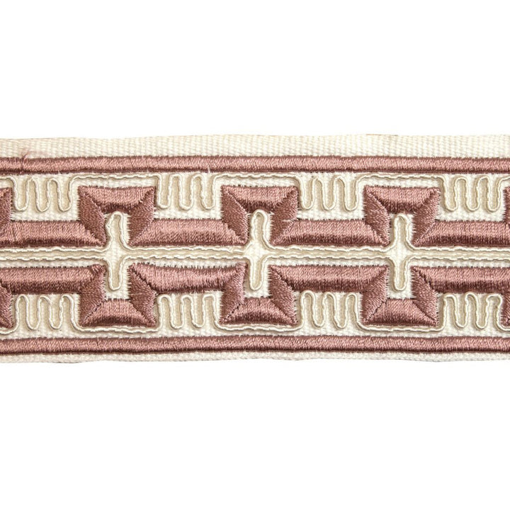BD123 Border 2.5" Peony by RM CoCo Trim Creative Threads III 100% Cotton Base 100% Rayon Embroidery See Sample 0 Horizontal: 4 and Vertical: 1.5 2.5 - Fabric Carolina -