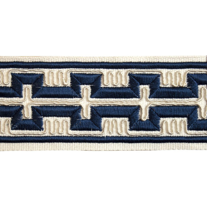 BD123 Border 2.5" Britannia by RM CoCo Trim Creative Threads III 100% Cotton Base 100% Rayon Embroidery See Sample 0 Horizontal: 4 and Vertical: 1.5 2.5 - Fabric Carolina -