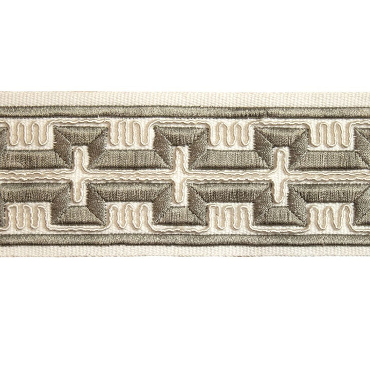 BD123 Border 2.5" Pewter by RM CoCo Trim Creative Threads III 100% Cotton Base 100% Rayon Embroidery See Sample 0 Horizontal: 4 and Vertical: 1.5 2.5 - Fabric Carolina -