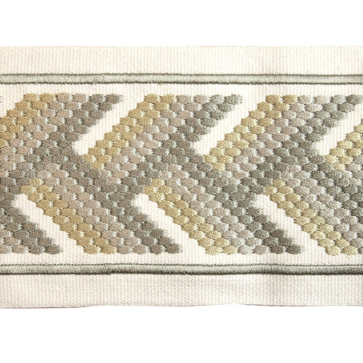 BD126 Border 4" Sand by RM CoCo Trim Creative Threads III 100% Cotton Base 100% Rayon Embroidery See Sample 0 Horizontal: 4 and Vertical: 1.75 4 - Fabric Carolina -