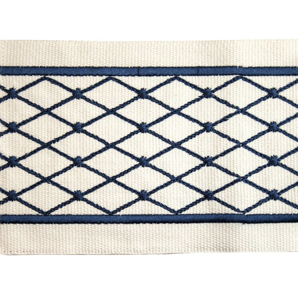 BD129 Border 4" Nautical by RM CoCo Trim Creative Threads IV 100% Cotton Base 100% Rayon Embroidery See Sample 0 Horizontal: 4 and Vertical: 1.25 4 - Fabric Carolina -