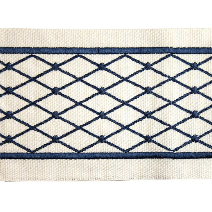 BD129 Border 4" Nautical by RM CoCo Trim Creative Threads IV 100% Cotton Base 100% Rayon Embroidery See Sample 0 Horizontal: 4 and Vertical: 1.25 4 - Fabric Carolina -