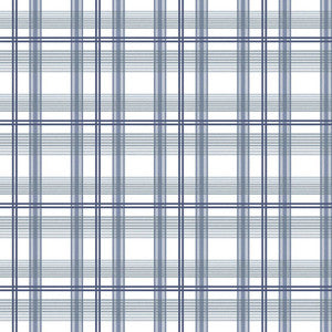 Cozy Plaid Sapphire by RM CoCo Fabric
