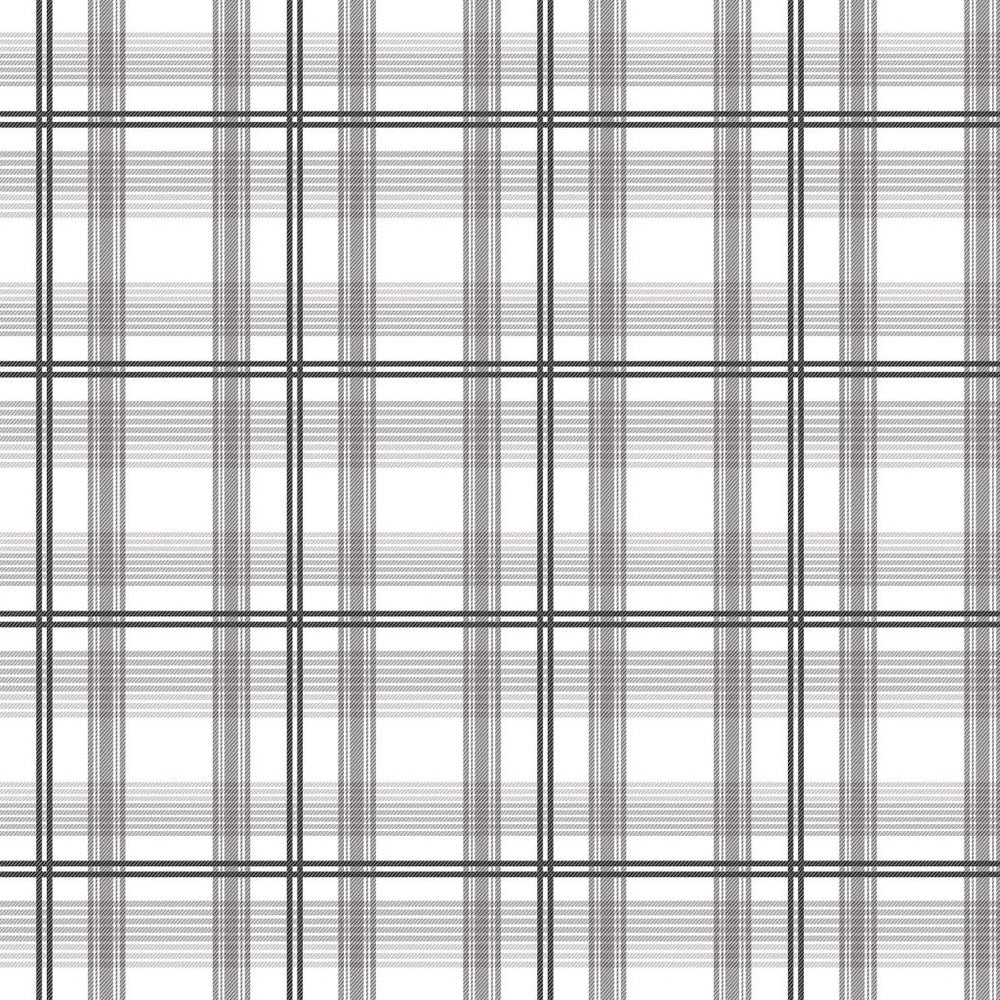 Cozy Plaid Charcoal by RM CoCo Fabric