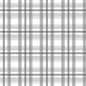 Cozy Plaid Charcoal by RM CoCo Fabric