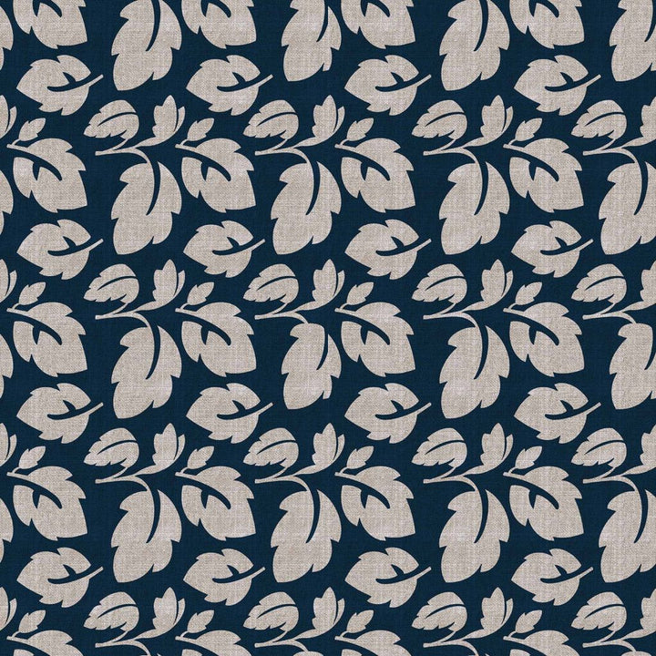 French Leaf Midnight by RM CoCo Fabric