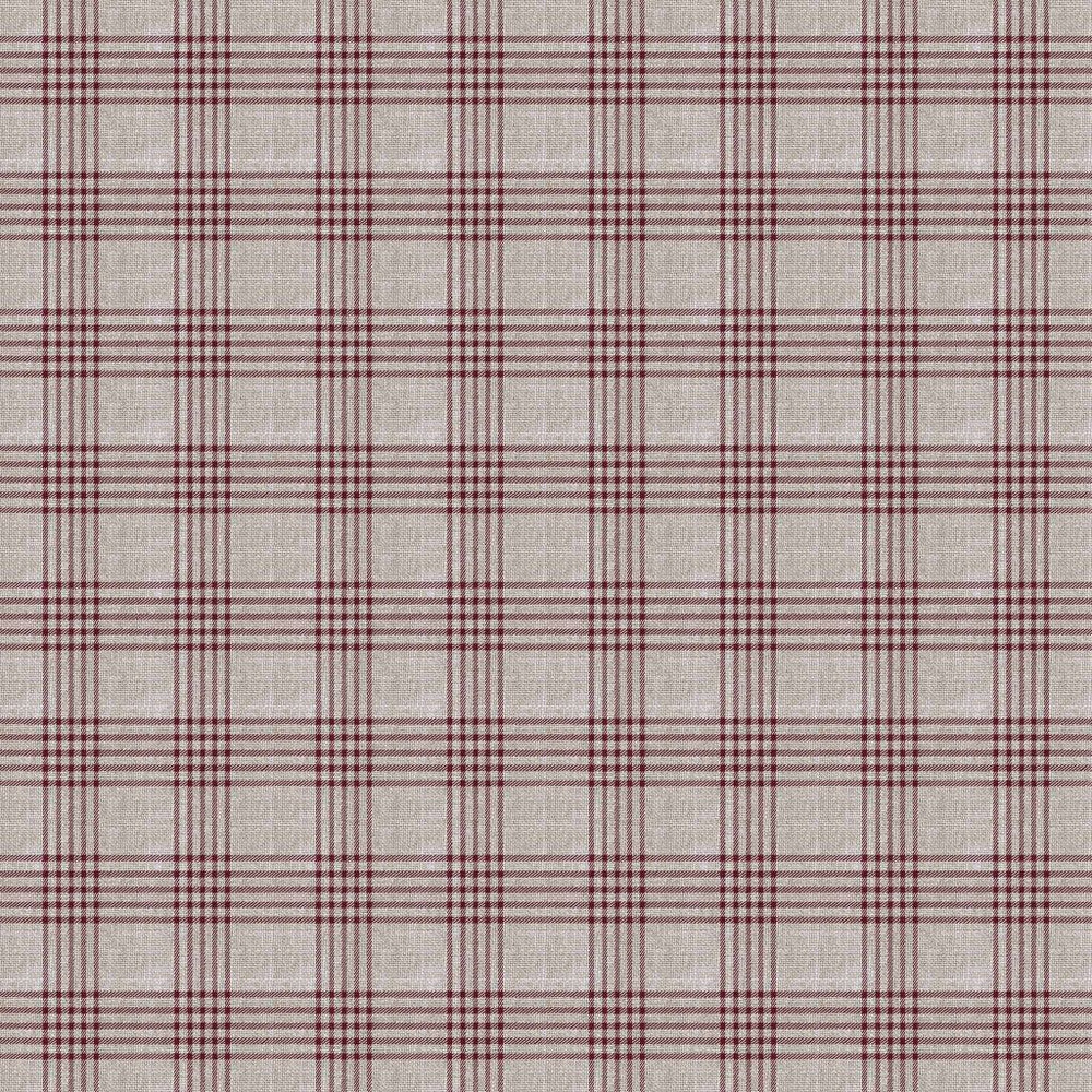 French Plaid Bordeaux by RM CoCo Fabric