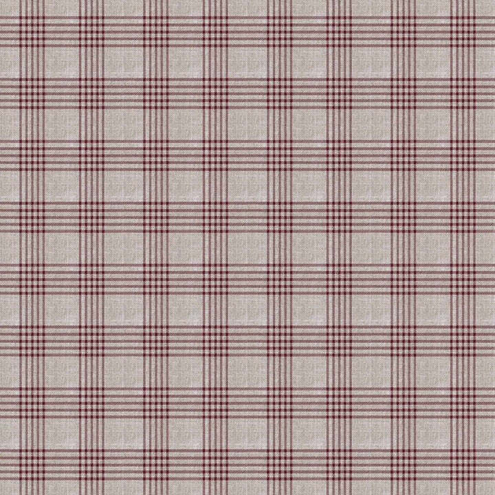 French Plaid Bordeaux by RM CoCo Fabric