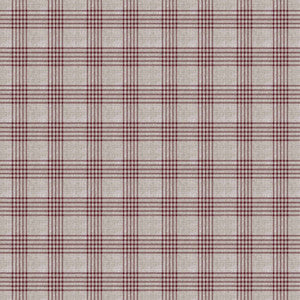 French Plaid Bordeaux by RM CoCo Fabric