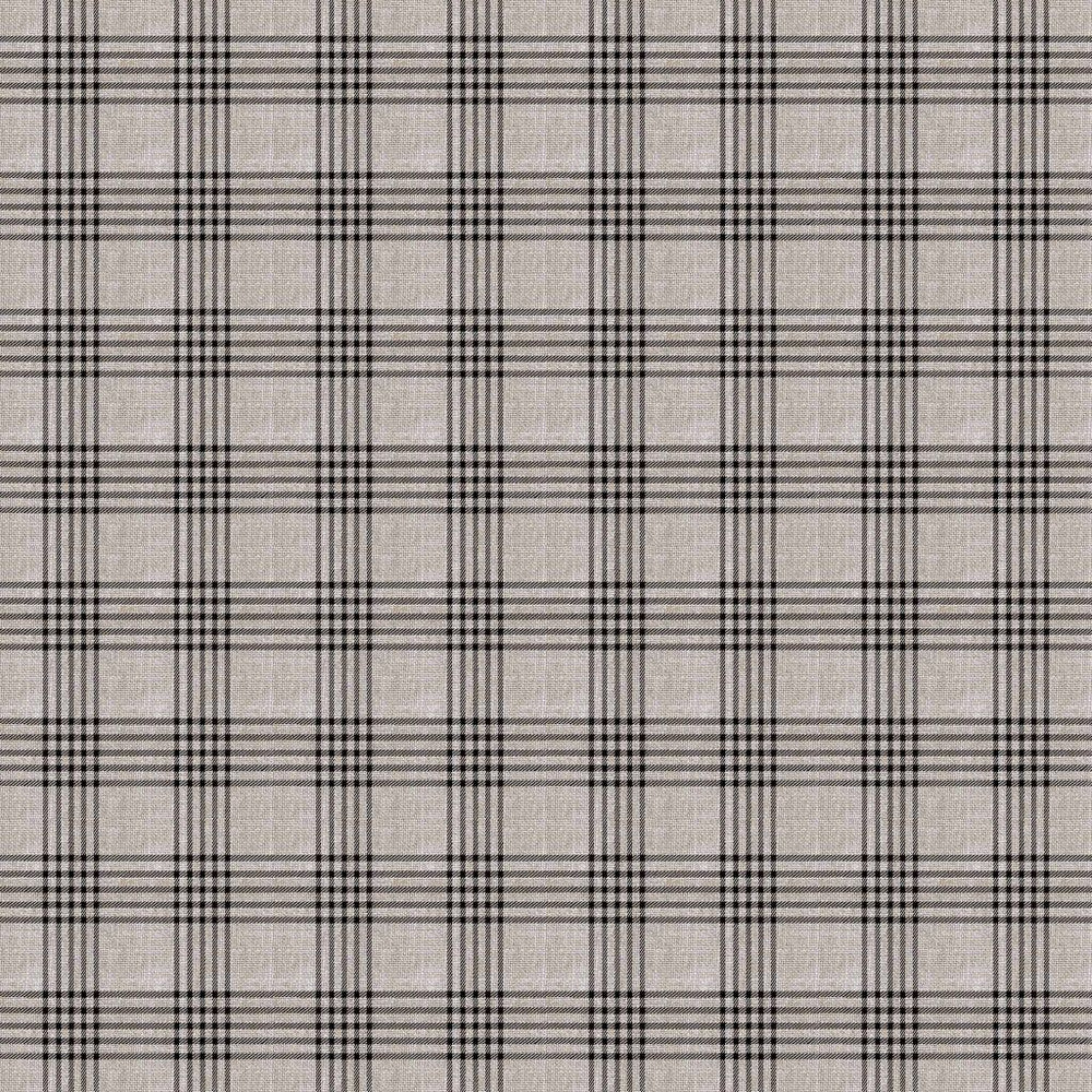 French Plaid Noir by RM CoCo Fabric