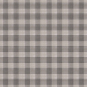 French Plaid Noir by RM CoCo Fabric