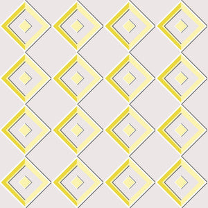 Harlequin Diamond Jonquil by RM CoCo Fabric