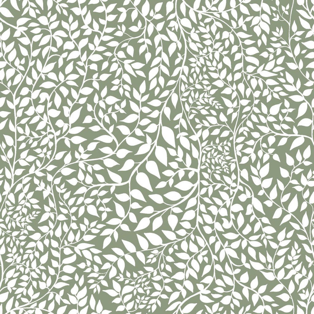 Leafy Reversal Laurel Tree by RM CoCo Fabric