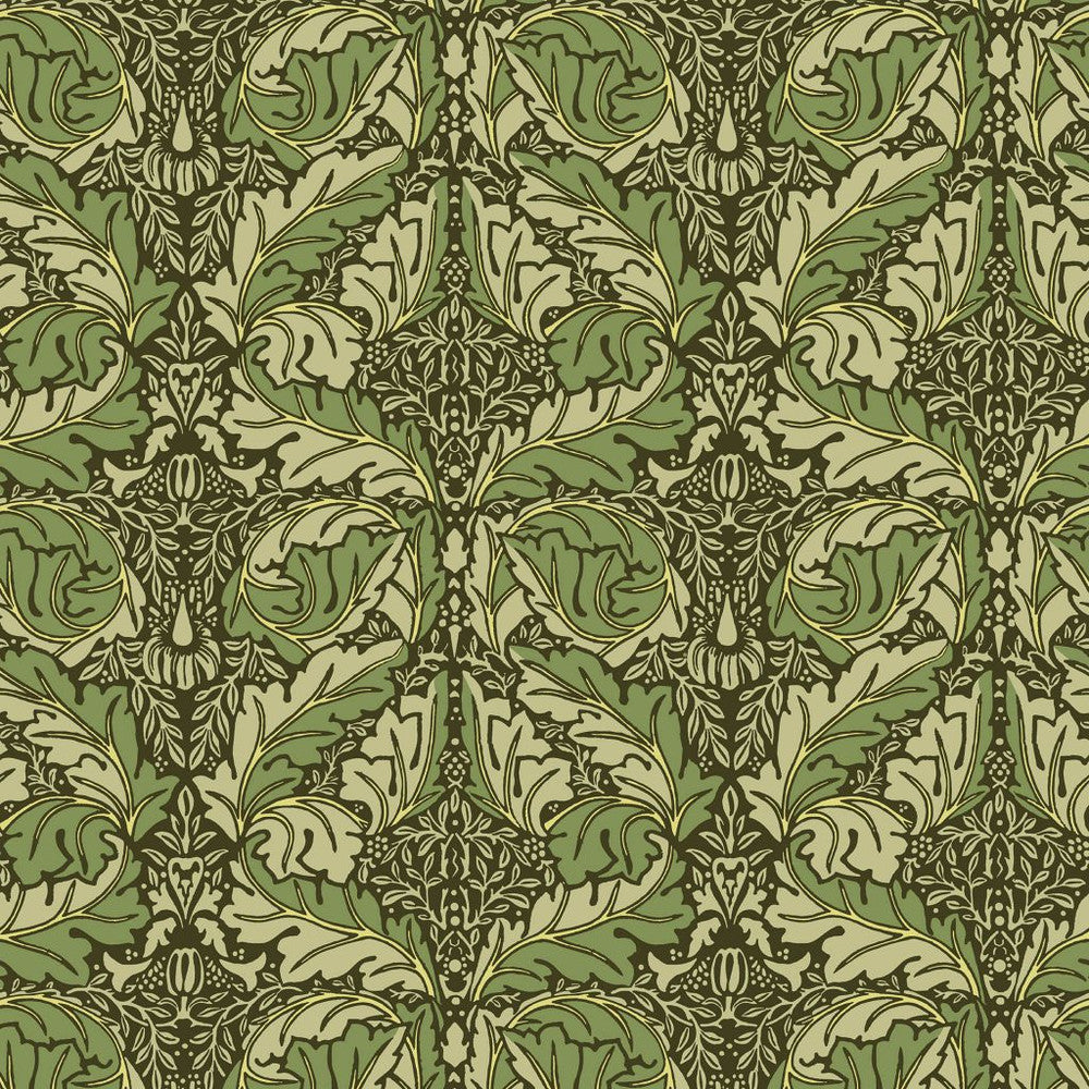 Oakwood Hall Basil by RM CoCo Fabric