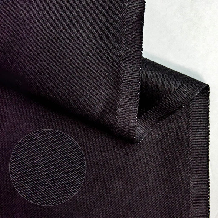 RM Designer Deluxe Cotton Sateen Black by RM CoCo Fabric RM COCO Designer Linings 100% Cotton Sateen See Sample 0 Horizontal: 0 and Vertical: 0 54 - Fabric Carolina -