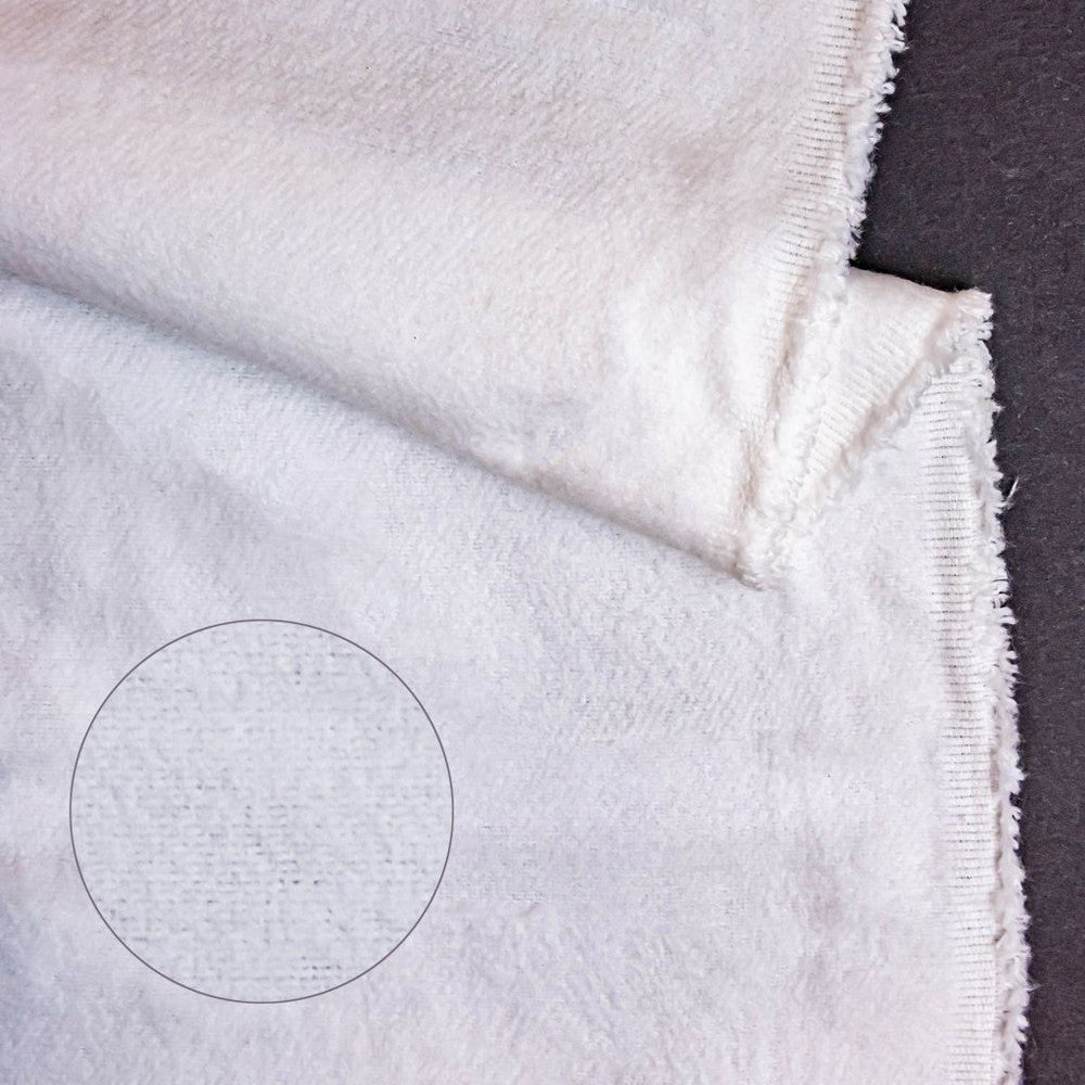 RM Designer English Domette White by RM CoCo Fabric