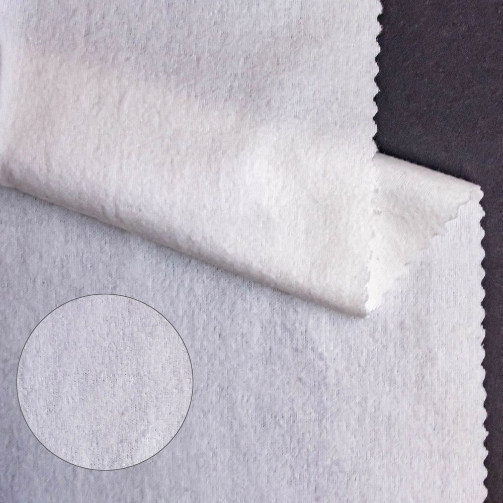 RM Designer Heavy Flannel White by RM CoCo Fabric