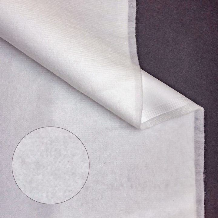 RM Designer Interlined Sateen White by RM CoCo Fabric