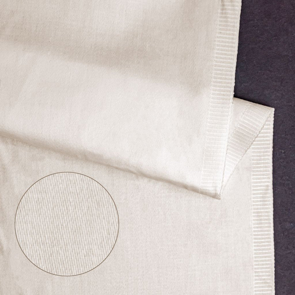 RM Designer Recycled Royal Satin Pale Ivory by RM CoCo Fabric