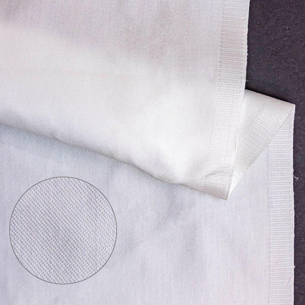 RM Designer Super Sateen White by RM CoCo Fabric RM COCO Designer Linings 52% Cotton 48% Polyester See Sample 0 Horizontal: 0 and Vertical: 0 54 - Fabric Carolina -