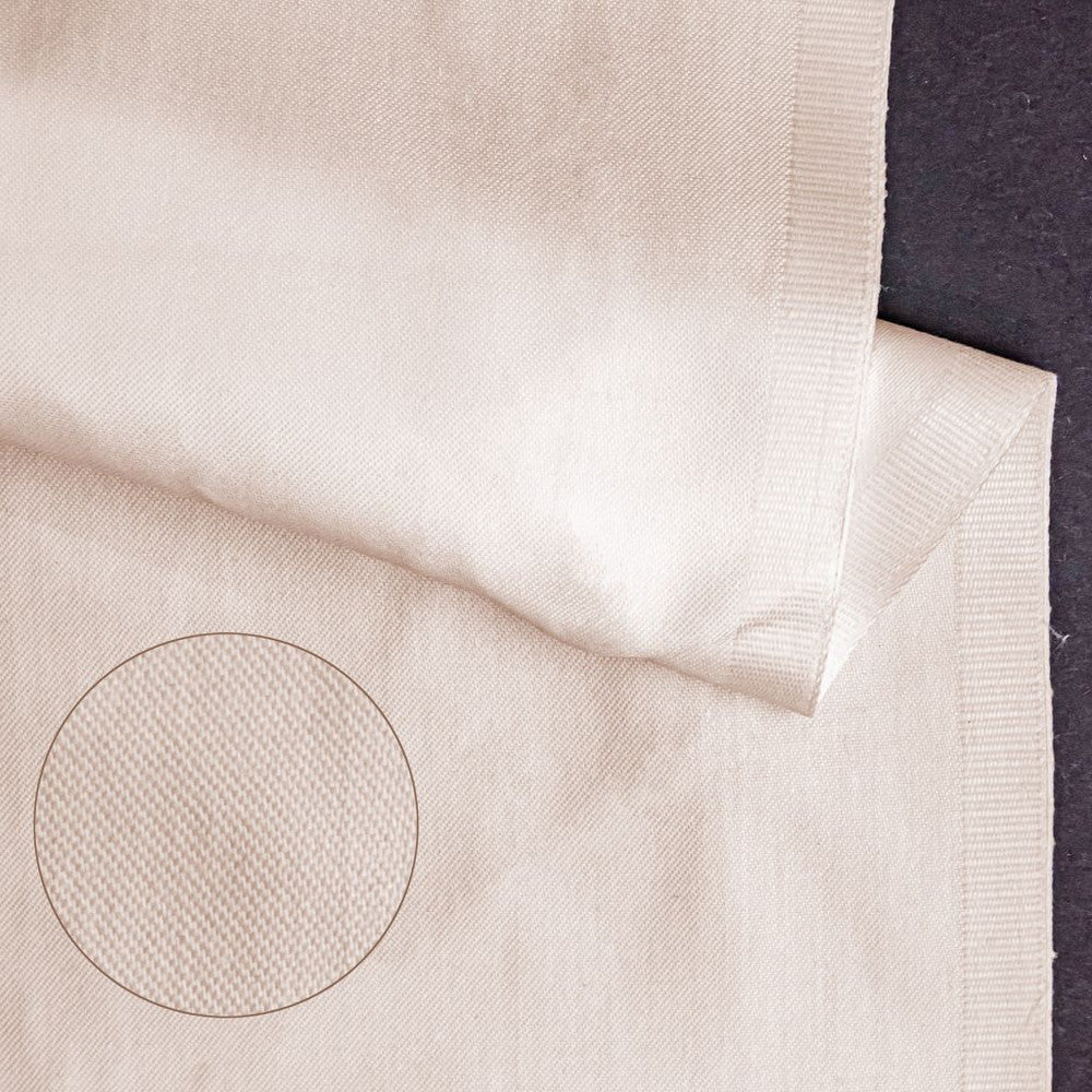 RM Designer Super Sateen Pale Ivory by RM CoCo Fabric
