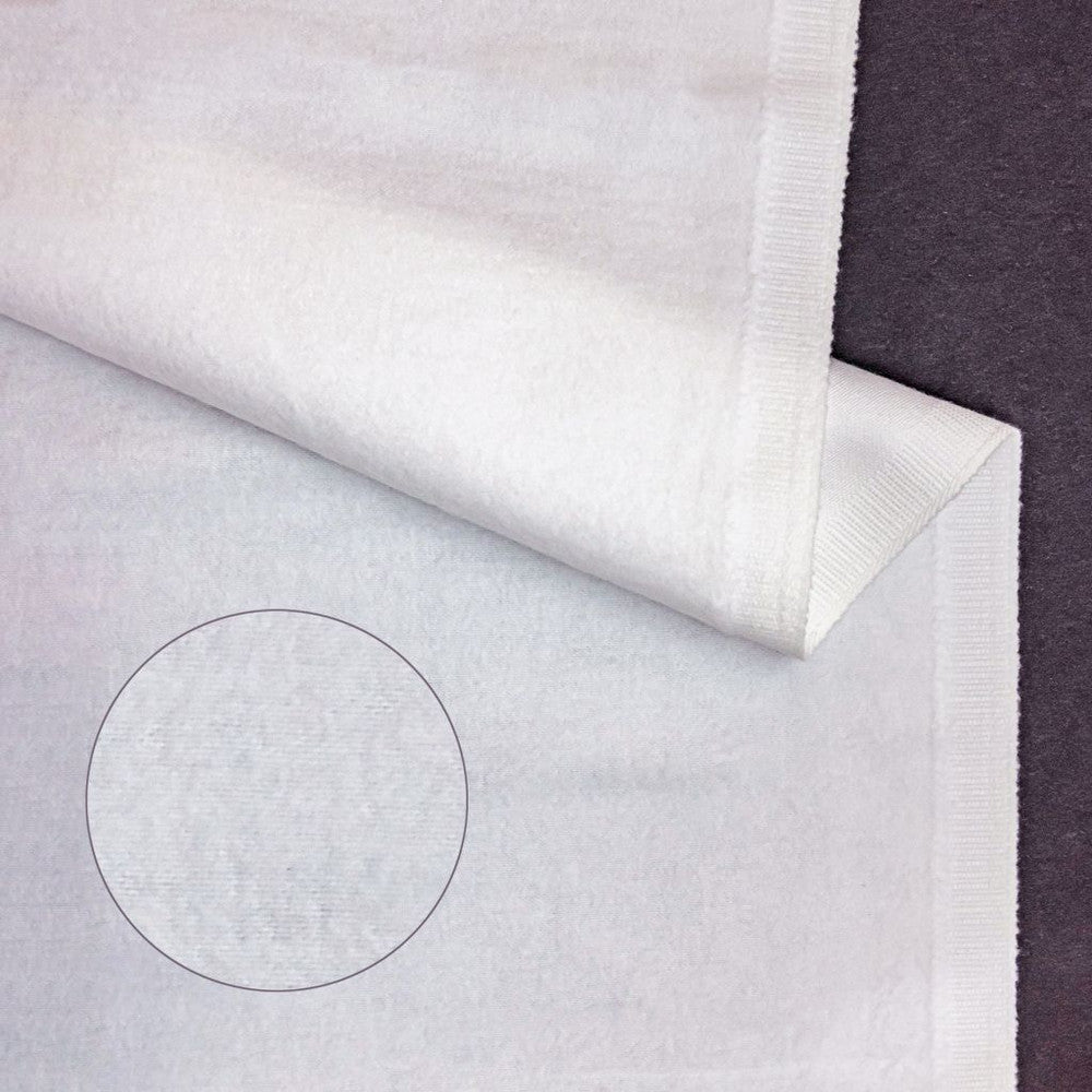 RM Designer Napped Sateen 108" White by RM CoCo Fabric
