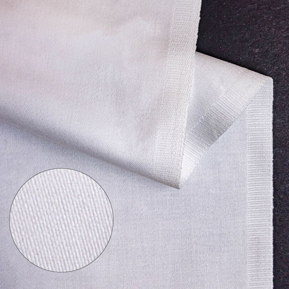 RM Designer Deluxe Cotton Sateen 108" White by RM CoCo Fabric