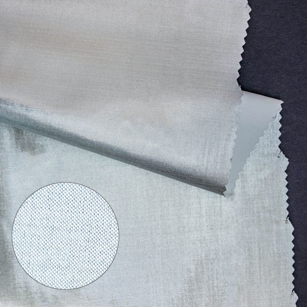 RM Designer Energy Reflecting 3 Pass Non-FR Blackout Silver-White by RM CoCo Fabric RM COCO Designer Linings 100% Polyester See Sample 0 Horizontal: 0 and Vertical: 0 55 - Fabric Carolina -