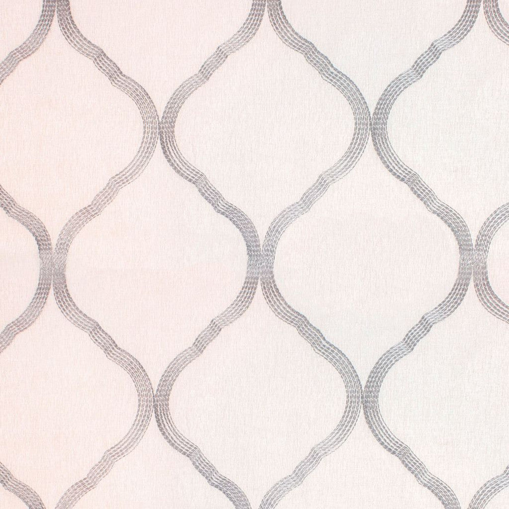 Ottoman Palace Steel by RM CoCo Fabric Sheer Perfection 100% Polyester See Sample 0 Horizontal: 6.38 and Vertical: 8.25 59 - Fabric Carolina -