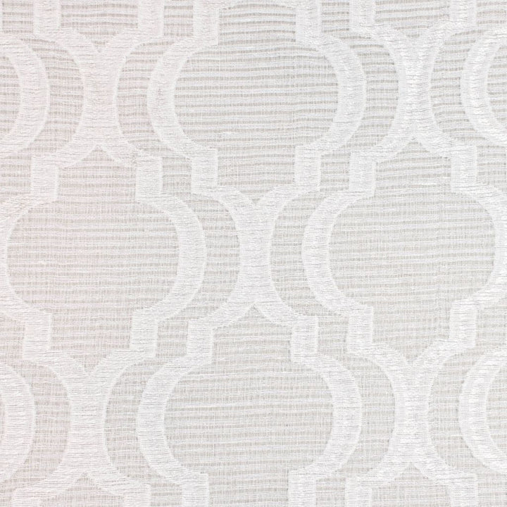 Tudor Lattice Froth by RM CoCo Fabric Sheer Perfection 75% Polyester 25% Linen See Sample 0 Horizontal: 7.6 and Vertical: 8.2 59 - Fabric Carolina -