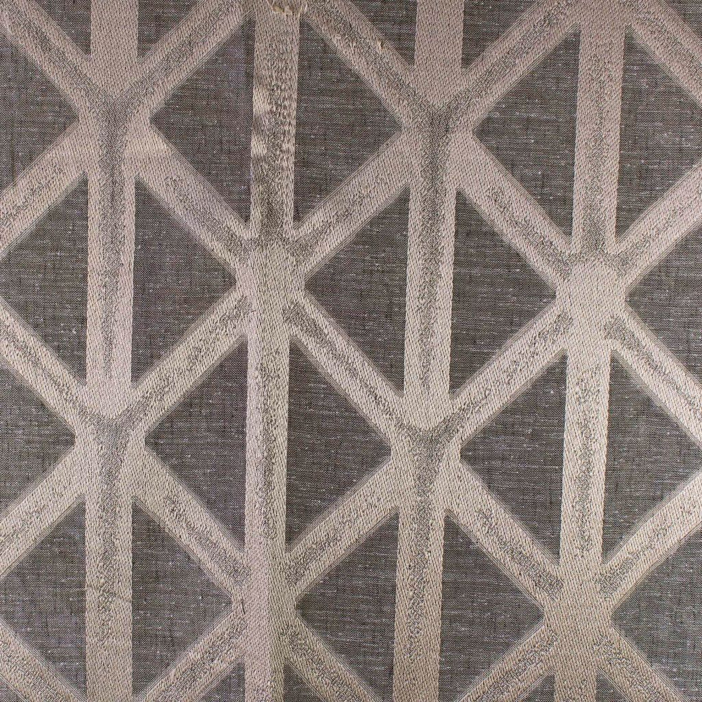 Diamond Trellis Pewter by RM CoCo Fabric
