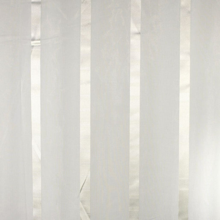 Intermittent Stripe Winter White by RM CoCo Fabric