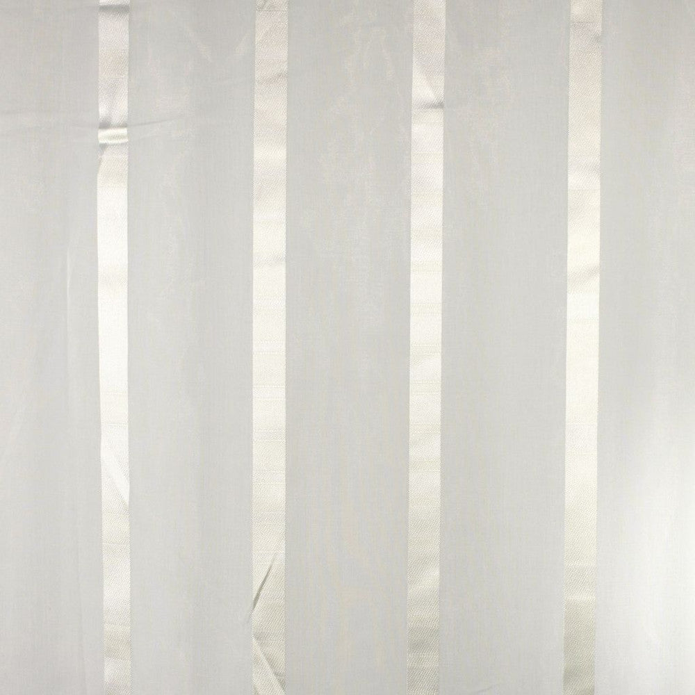 Intermittent Stripe Winter White by RM CoCo Fabric Window Dressing II 100% Polyester FR See Sample 0 Horizontal: 13 and Vertical: 2.25 118 - Fabric Carolina -