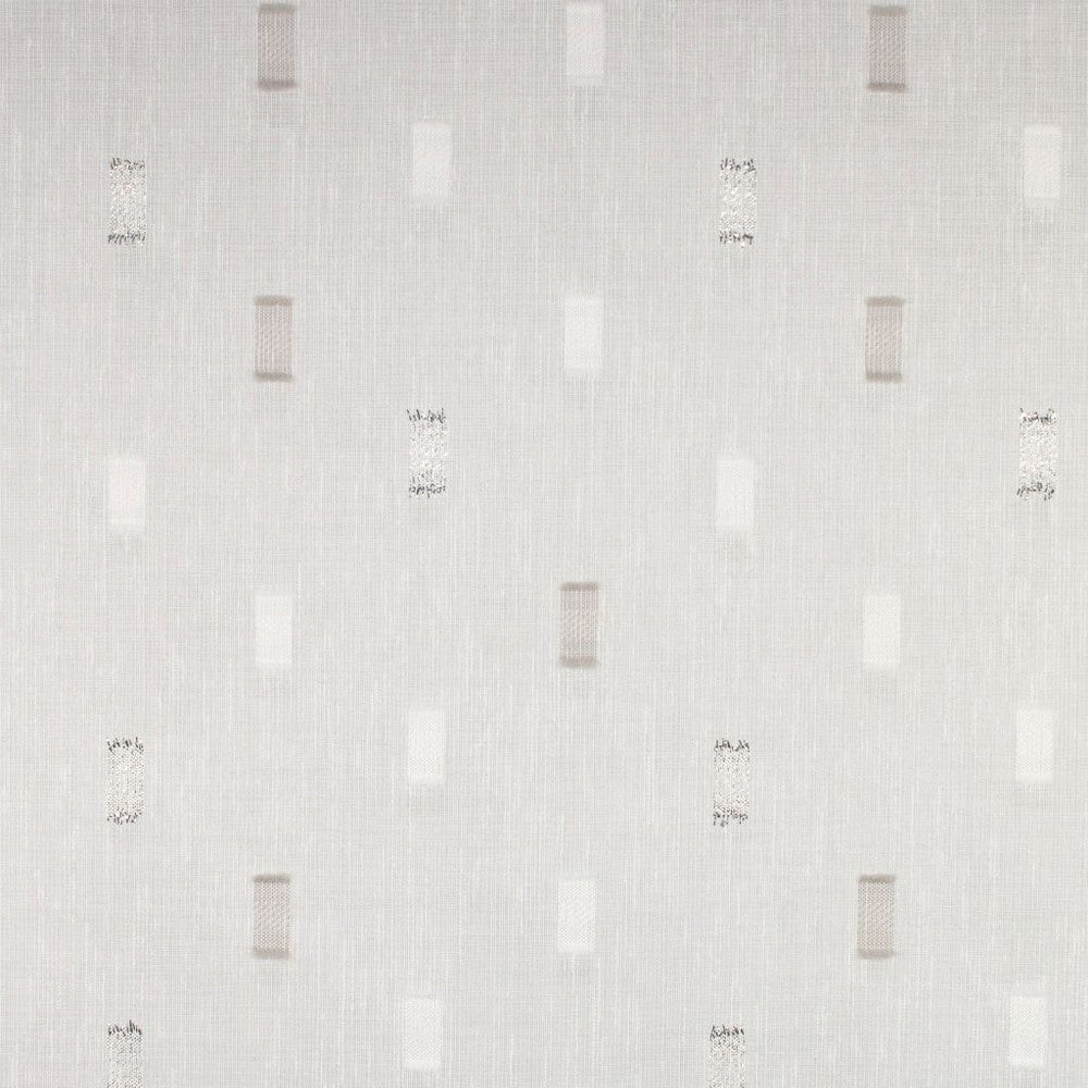 Dashing Check French Vanilla by RM CoCo Fabric Window Dressing II 100% Polyester FR See Sample 0 Horizontal: 6.5 and Vertical: 9 120 - Fabric Carolina -