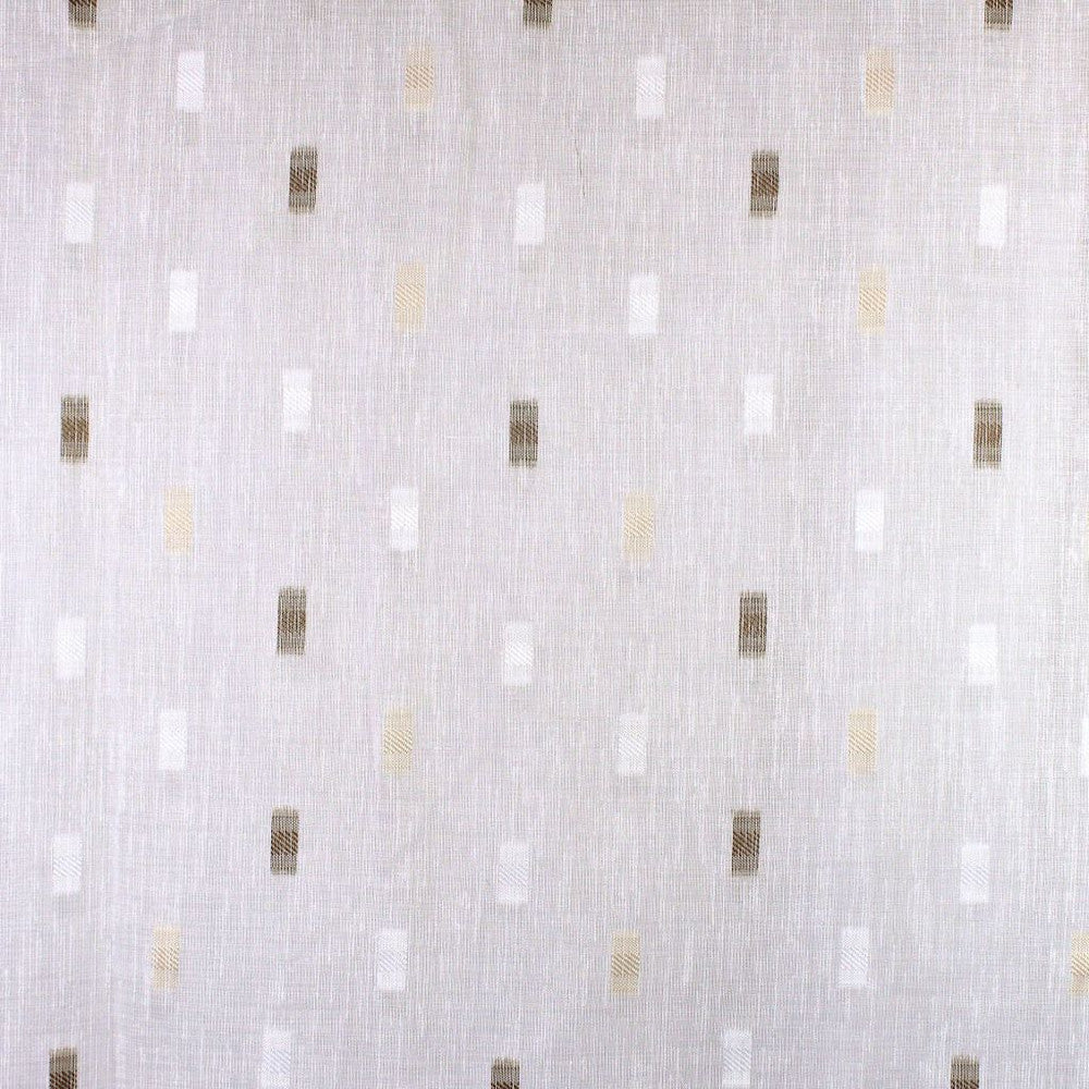 Dashing Check Creme by RM CoCo Fabric