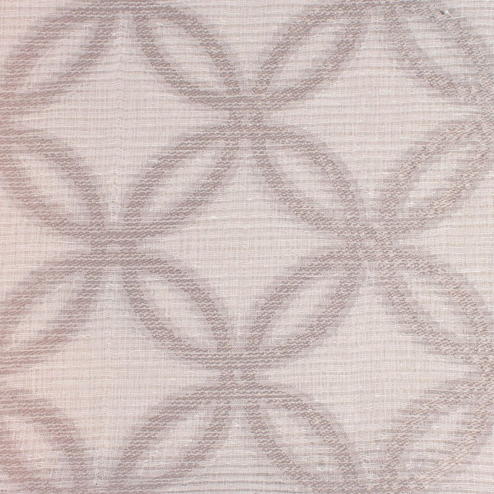 Floral Maze Mushroom by RM CoCo Fabric Sheer Perfection 73% Polyester 27% Linen See Sample 0 Horizontal: 5.5 and Vertical: 5.7 60 - Fabric Carolina -