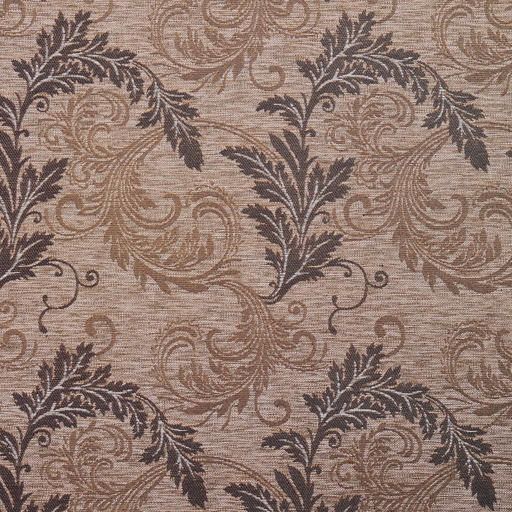 1662 Sable Leaf by Charlotte Fabric Modern Tapestry 100% Woven Polyester Asia Exceeds 200,000 Wyzenbeek Rubs (Heavy Duty) </p><p>Repeat: Horizontal: 14.5" x Vertical: 16" 54 Inches - Fabric Carolina -