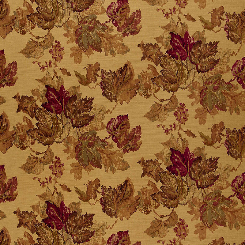 Longwood Leaves Spice 166373 by Schumacher Fabric Schumacher Fabric Longwood Leaves Spice 166373Fabric LINEN 58% BELGIUM </p><p>Repeat: H: HORZ. 26 1/2" (67CM) , V: VERT. 25 1/4" (64CM) 54 - Fabric Carolina -