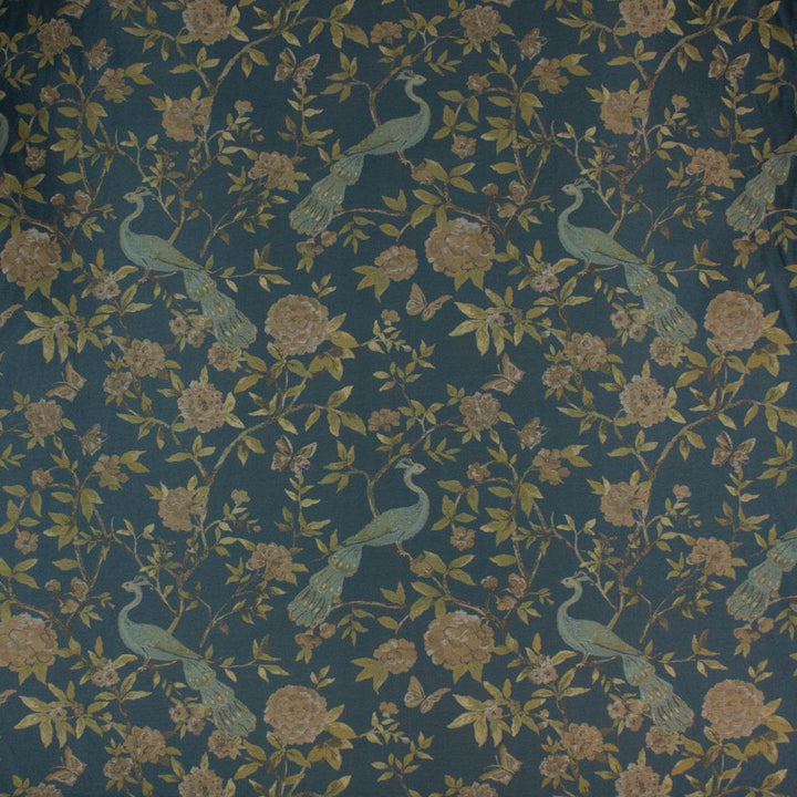 Peony Bird Lazuli by RM CoCo Fabric Prive Vol 3 73% Rayon 15% Cotton 12% Nylon See Sample 30000 Horizontal: 29 and Vertical: 26.5 56 - Fabric Carolina -