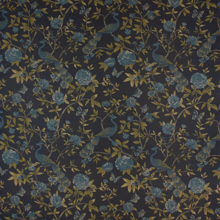 Peony Bird Aquamarine by RM CoCo Fabric Prive Vol 3 73% Rayon 15% Cotton 12% Nylon See Sample 30000 Horizontal: 2926.5 56  - Fabric Carolina -