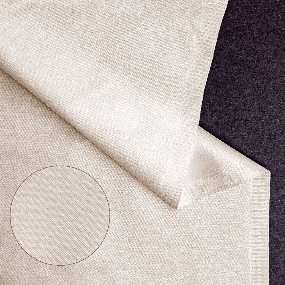 RM Designer Royal Satin 108" Pale Ivory by RM CoCo Fabric 52% Cotton 48% Polyester See Sample 0 Horizontal: 0 and Vertical: 0 108 - Fabric Carolina -