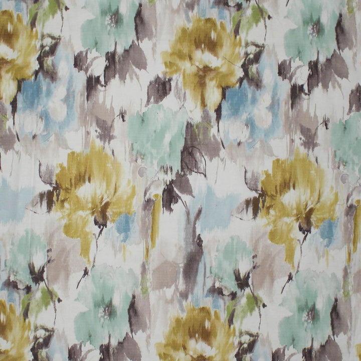 Monet Floral Goldenrod by RM CoCo Fabric Prive Vol 2 60% Linen 40% Cotton See Sample 0 Horizontal: 18 and Vertical: 25 53 - Fabric Carolina -
