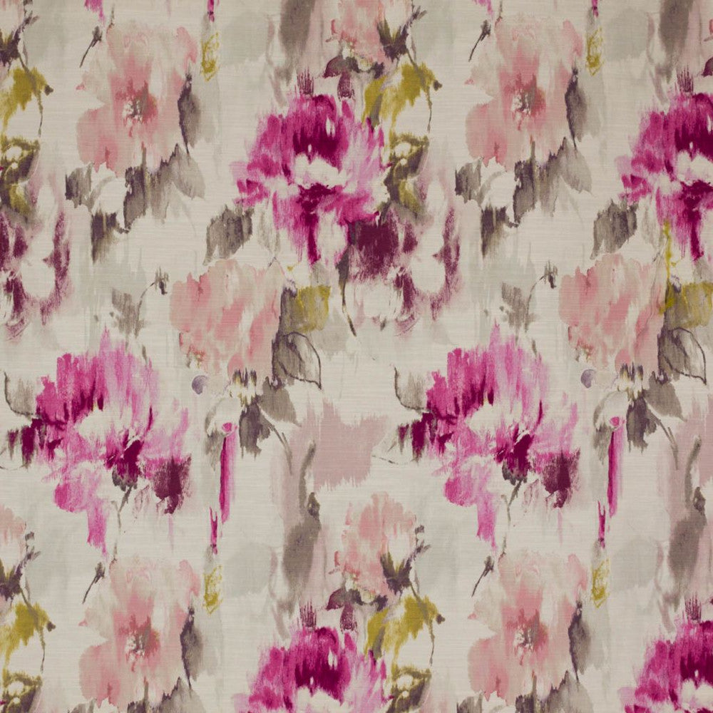 Monet Floral Peony by RM CoCo Fabric Prive Vol 2 60% Linen 40% Cotton See Sample 0 Horizontal: 18 and Vertical: 25 53 - Fabric Carolina -