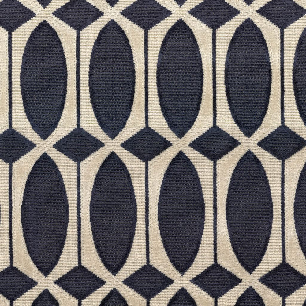 Capella Midnight Blue by RM CoCo Fabric Gemstones II Ice Blue Larimar to Lazuli 60% Rayon 40% Polyester See Sample 35000 Horizontal: 13.38 and Vertical: 14.17 55 - Fabric Carolina -