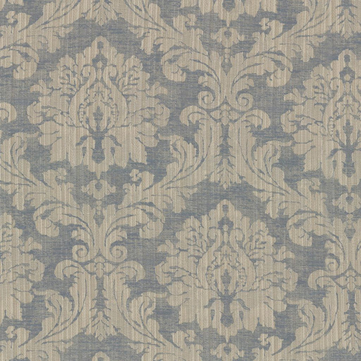 Essex Damask Stardust by RM CoCo Fabric Gemstones II Ice Blue Larimar to Lazuli 66% Polyester 34% Cotton See Sample 15000 Horizontal: 13.66 and Vertical: 17 55 - Fabric Carolina -